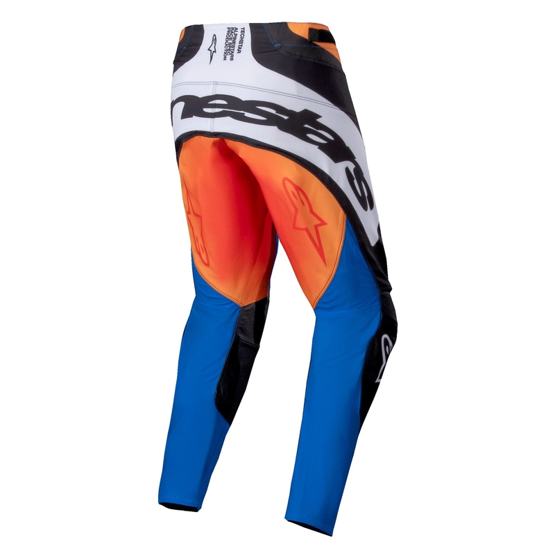 Alpinestars Techstar Melt motocross nadrág narancssárga-kék