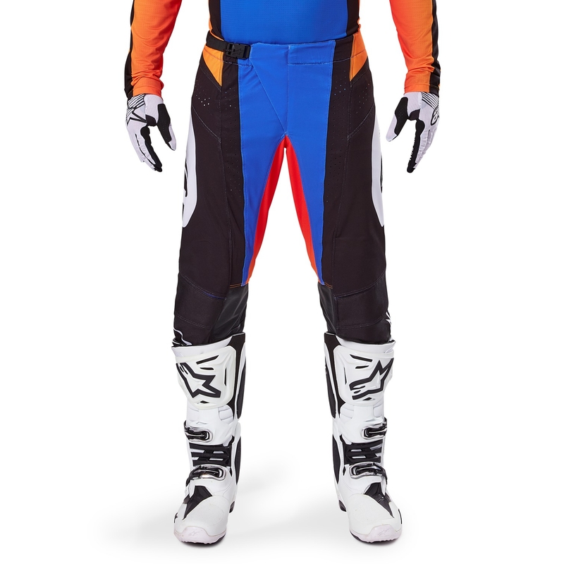 Alpinestars Techstar Melt motocross nadrág narancssárga-kék