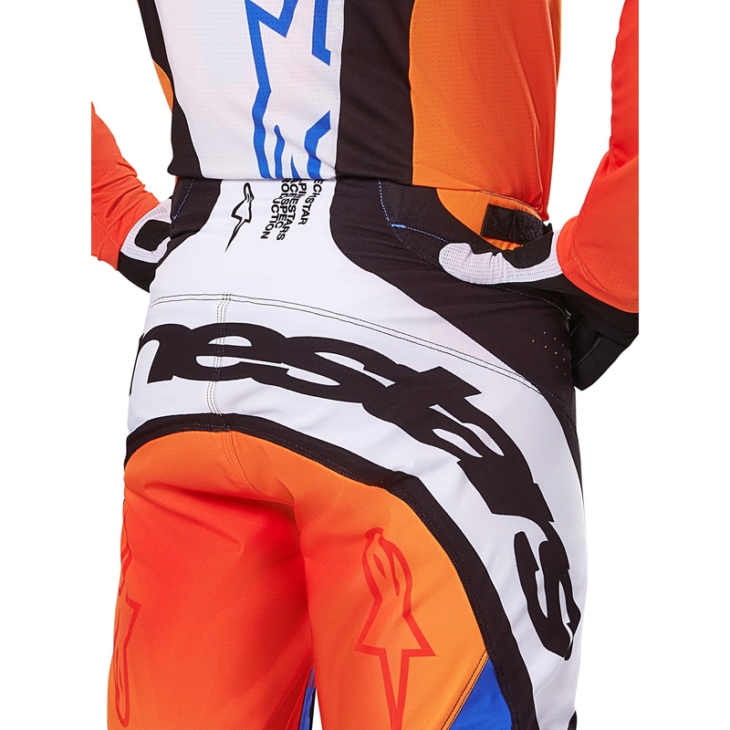 Alpinestars Techstar Melt motocross nadrág narancssárga-kék