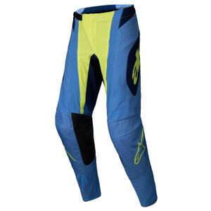 Alpinestars Techstar Melt motocross nadrág fluo sárga-kék
