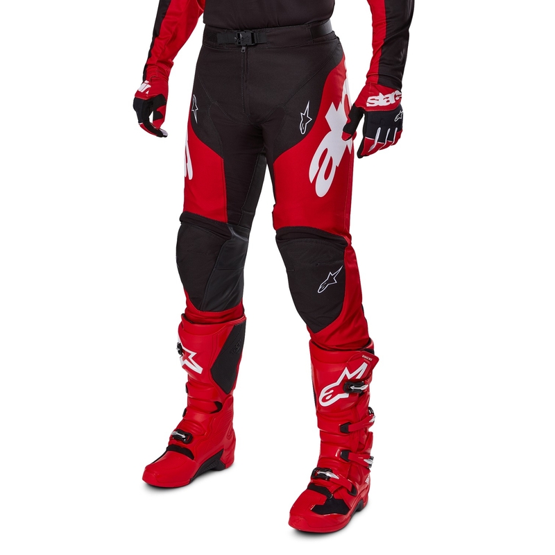 Alpinestars Racer Veil motocross nadrág fekete-piros