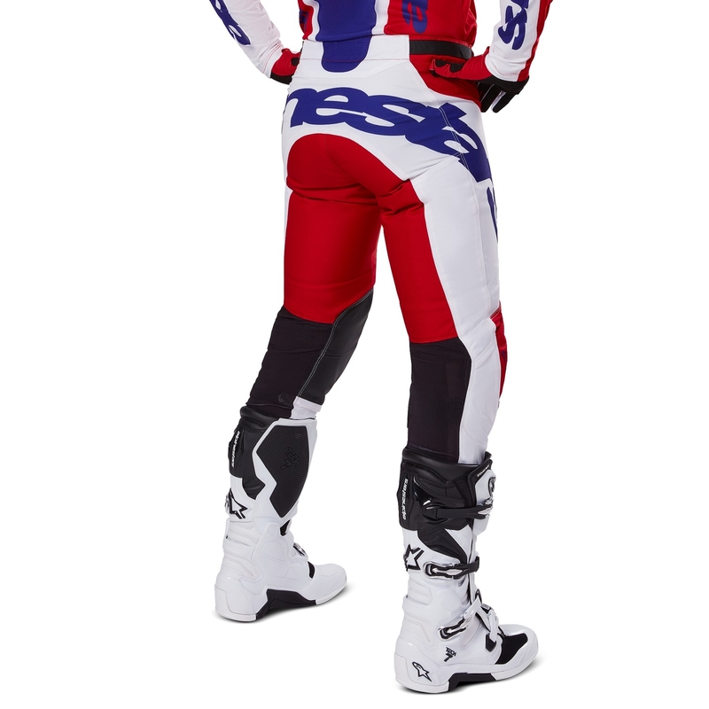 Alpinestars Racer Veil motocross nadrág piros-fehér