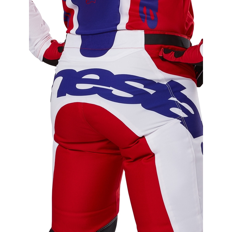 Alpinestars Racer Veil motocross nadrág piros-fehér