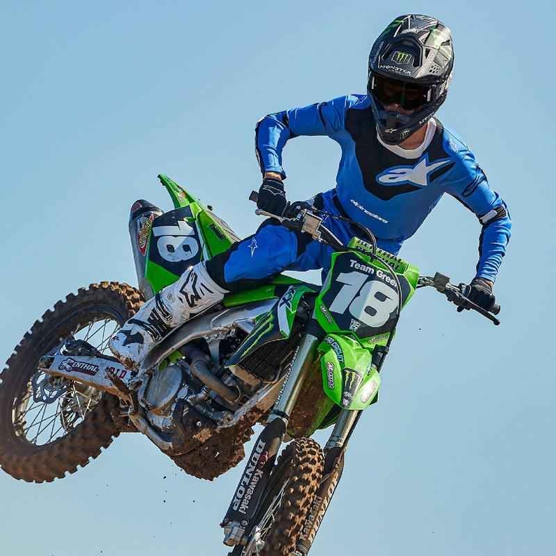 Alpinestars Racer Veil motocross nadrág kék-fekete