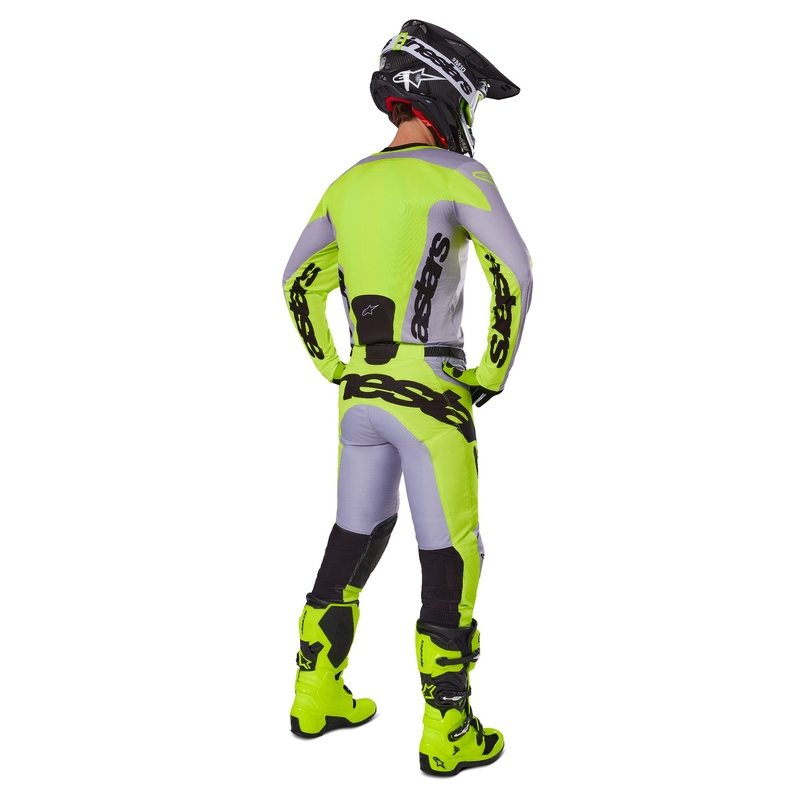 Alpinestars Racer Veil motocross nadrág szürke-fluo sárga