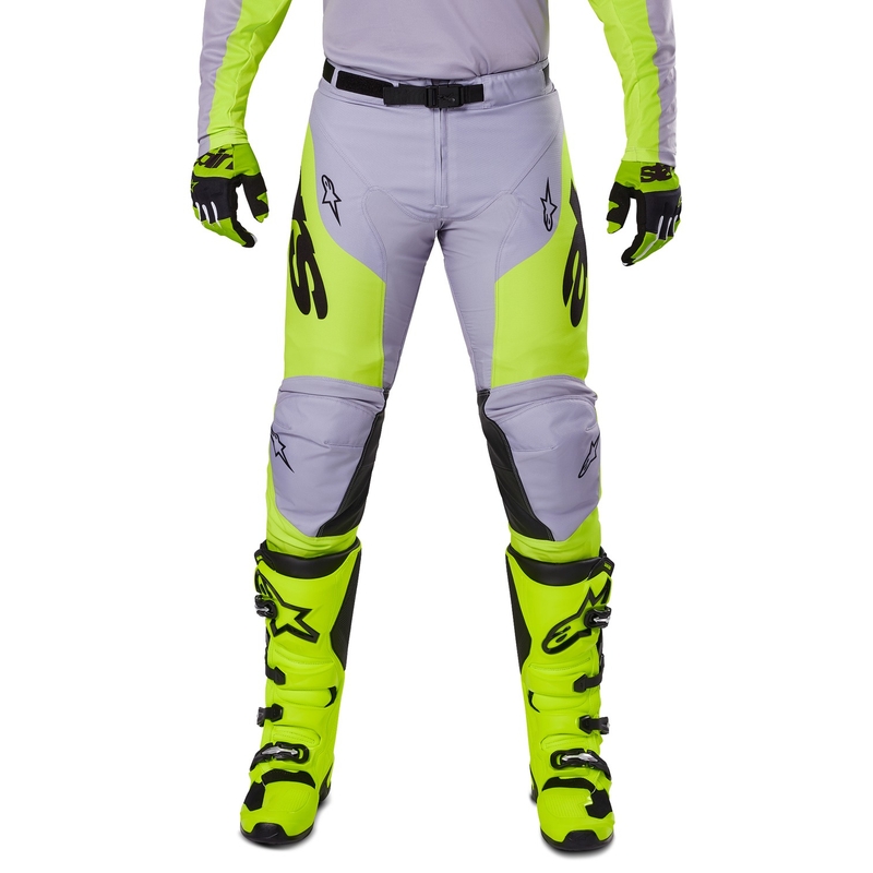 Alpinestars Racer Veil motocross nadrág szürke-fluo sárga