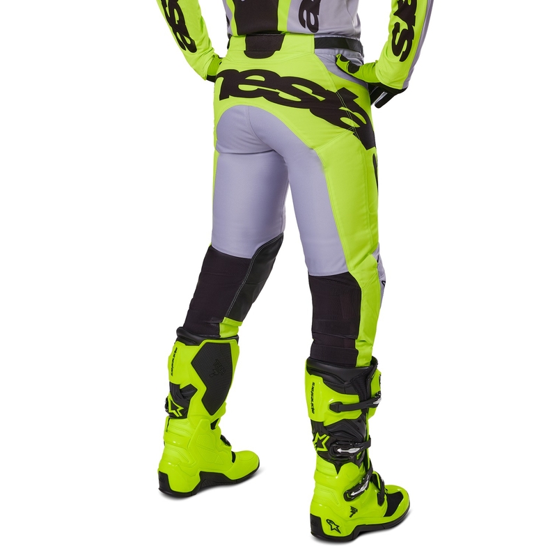Alpinestars Racer Veil motocross nadrág szürke-fluo sárga