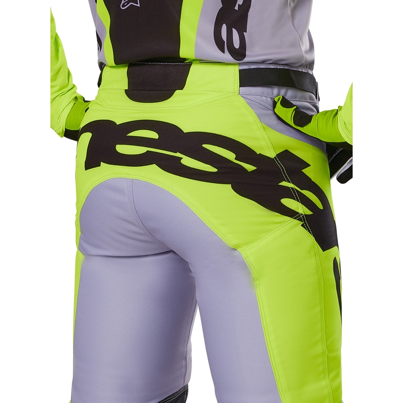 Alpinestars Racer Veil motocross nadrág szürke-fluo sárga