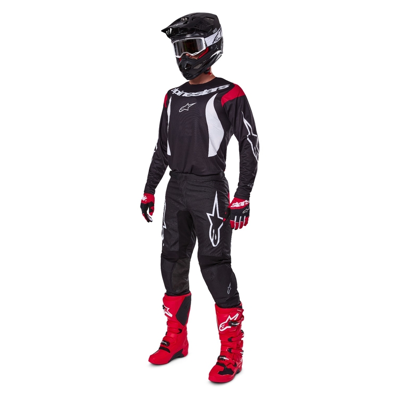 Alpinestars Fluid Haul motocross nadrág fekete-fehér