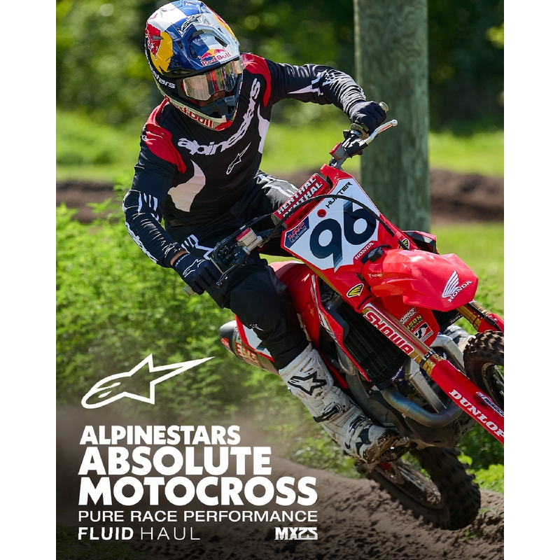 Alpinestars Fluid Haul motocross nadrág fekete-fehér