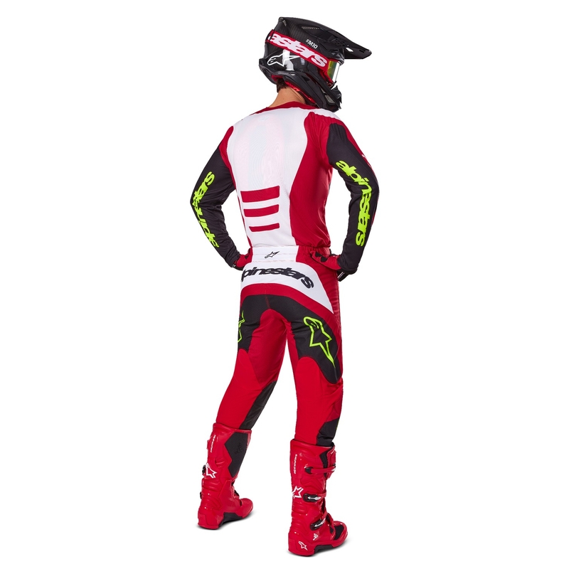 Alpinestars Fluid Haul motocross nadrág piros-fekete