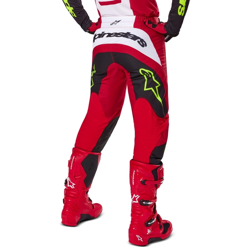 Alpinestars Fluid Haul motocross nadrág piros-fekete