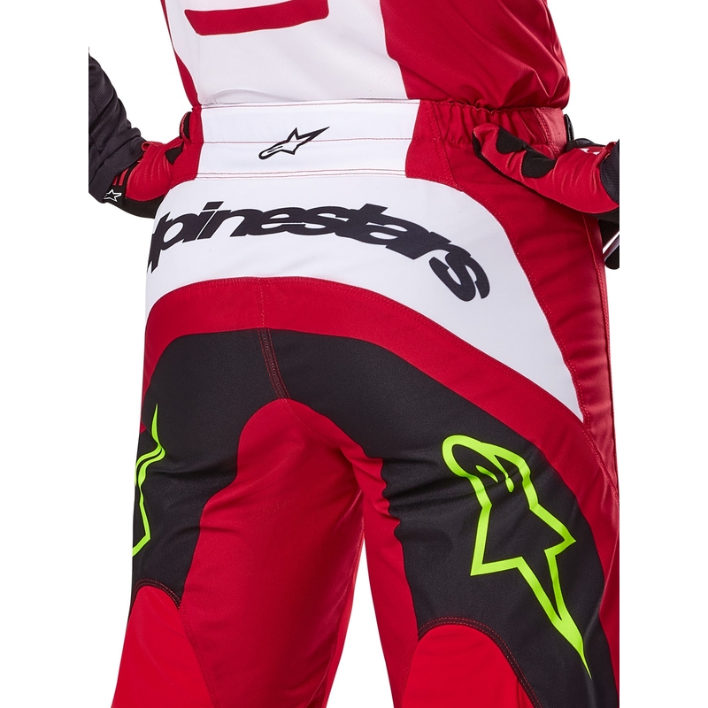 Alpinestars Fluid Haul motocross nadrág piros-fekete