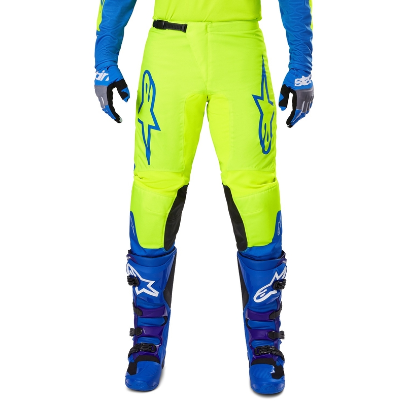 Alpinestars Fluid Haul motocross nadrág fluo sárga-kék
