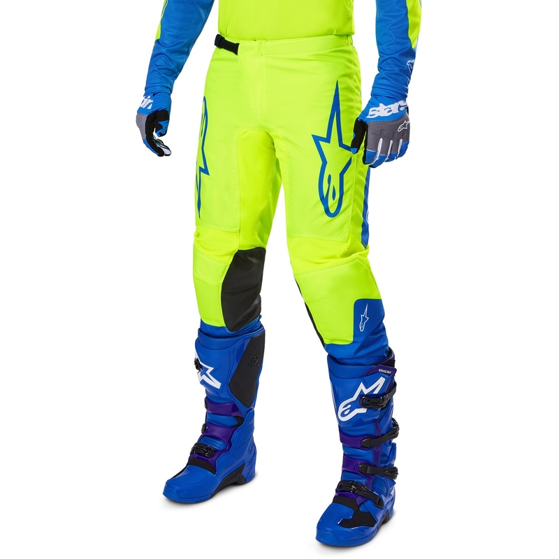 Alpinestars Fluid Haul motocross nadrág fluo sárga-kék