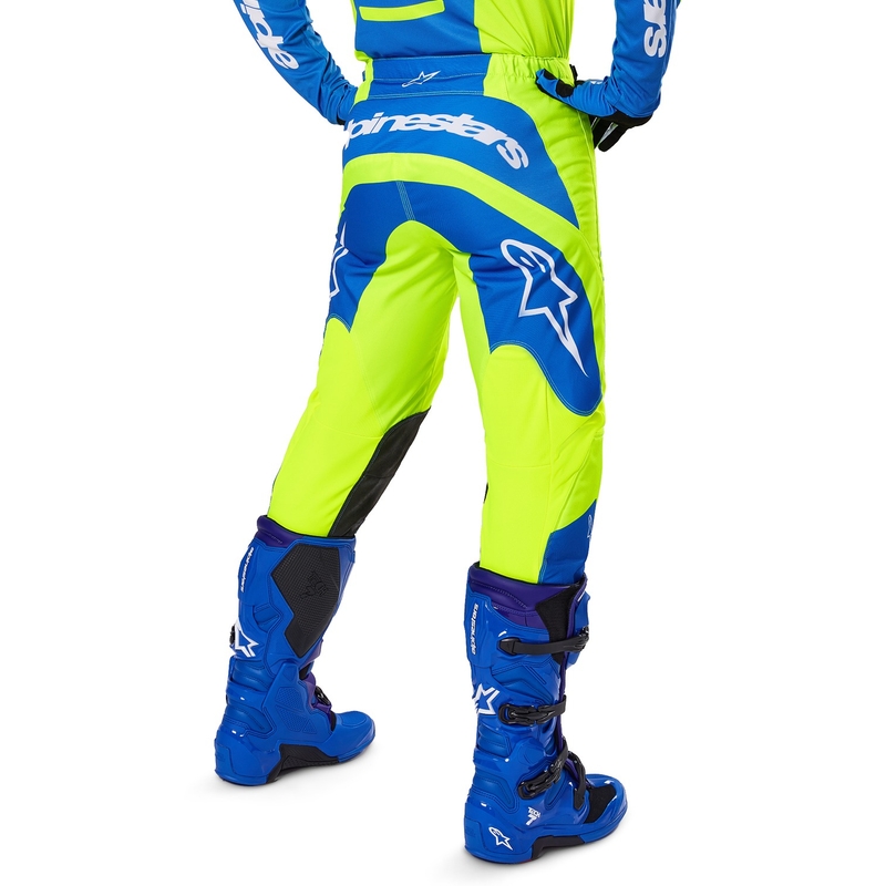 Alpinestars Fluid Haul motocross nadrág fluo sárga-kék