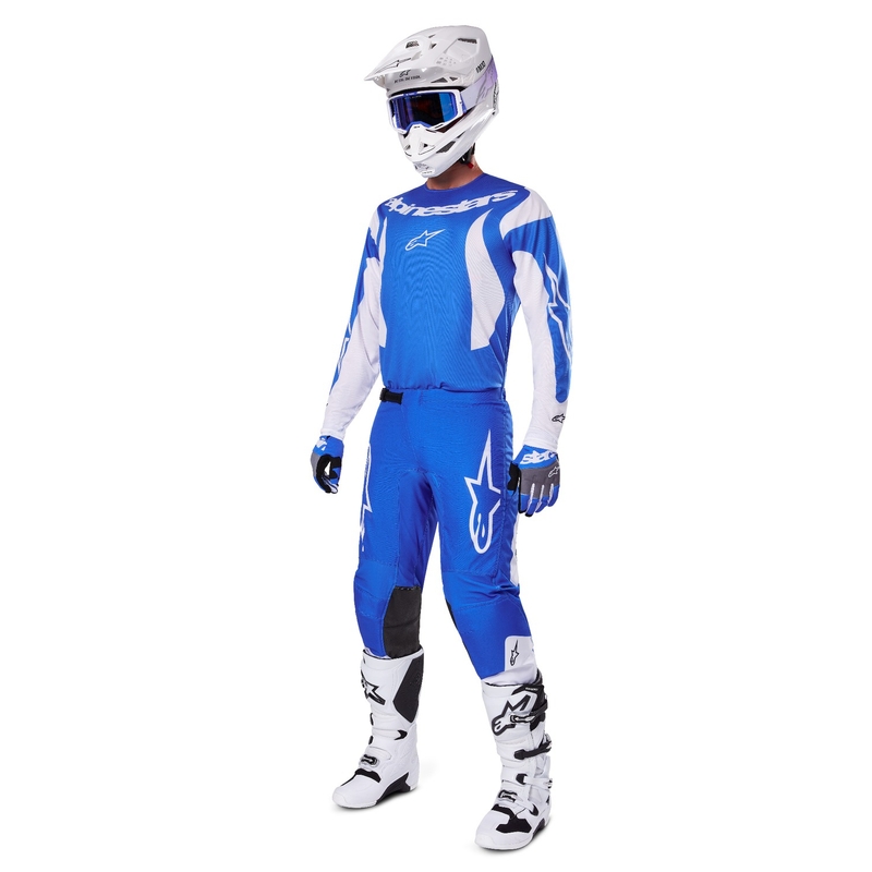 Alpinestars Fluid Haul motocross nadrág kék-fehér