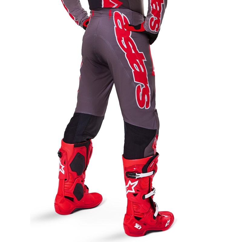 Alpinestars Supertech Lipan motokrossz nadrág füstös-piros