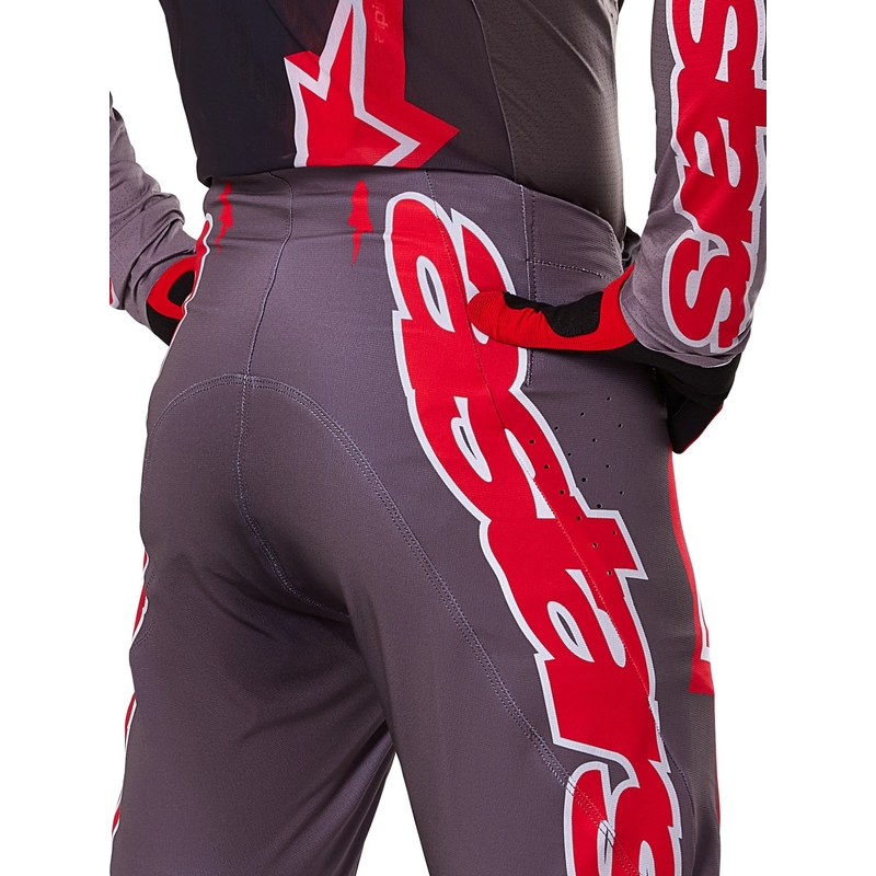 Alpinestars Supertech Lipan motokrossz nadrág füstös-piros