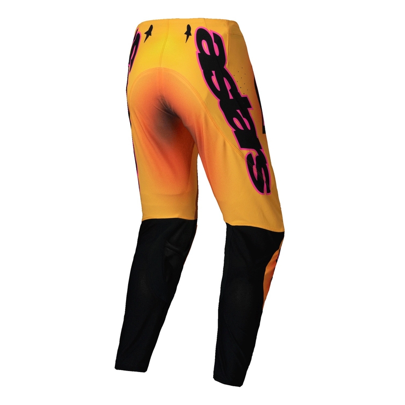 Alpinestars Supertech Lipan motokrossz nadrág sárga-rózsaszín