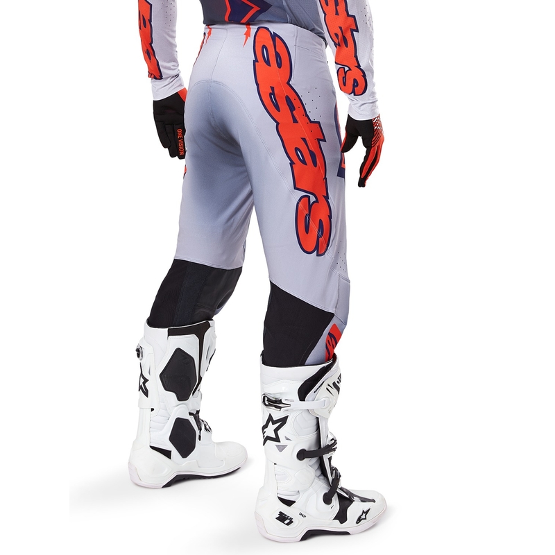 Alpinestars Supertech Lipan motokrossz nadrág szürke-fluo narancssárga