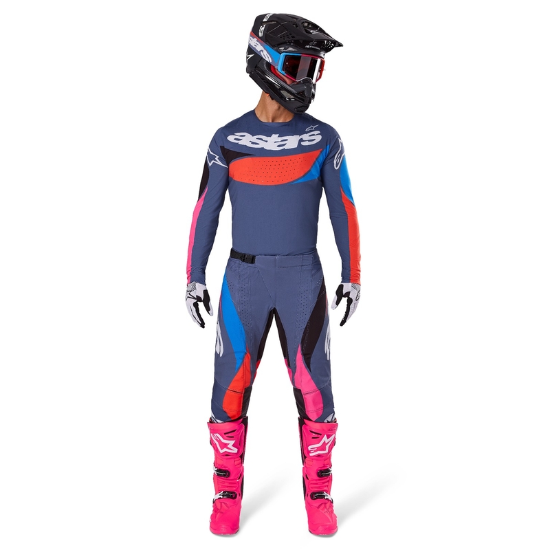 Alpinestars Techstar Dreem motocross nadrág szürke-multicolor
