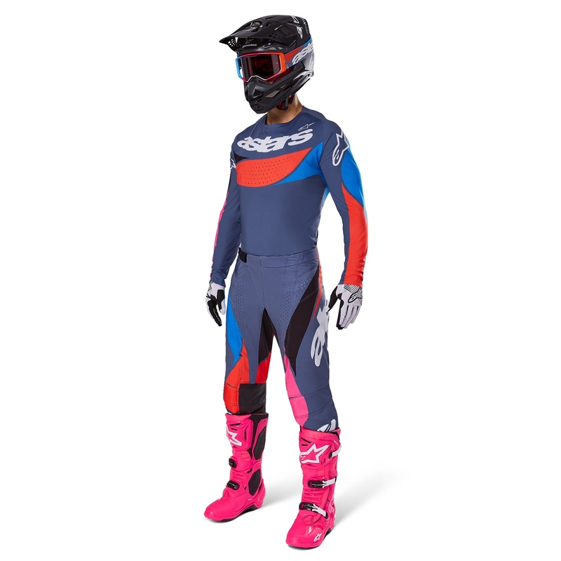 Alpinestars Techstar Dreem motocross nadrág szürke-multicolor