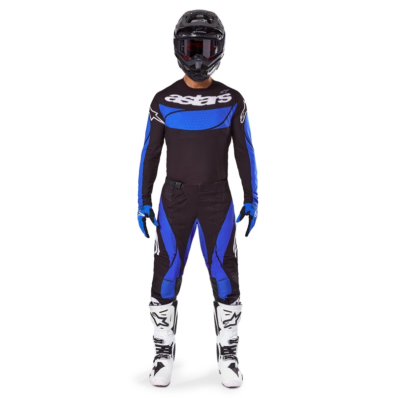 Alpinestars Techstar Dreem motocross nadrág fekete-kék