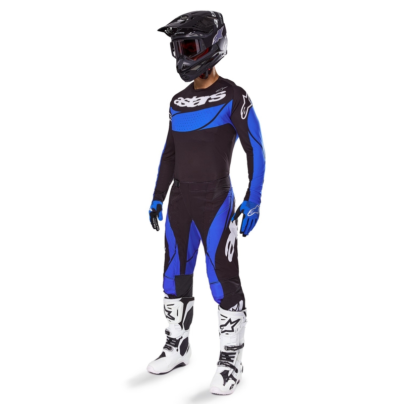 Alpinestars Techstar Dreem motocross nadrág fekete-kék