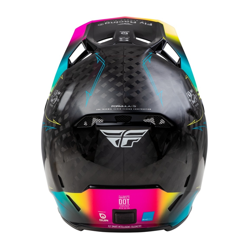 FLY Racing Formula S motokrossz bukósisak fekete-kék