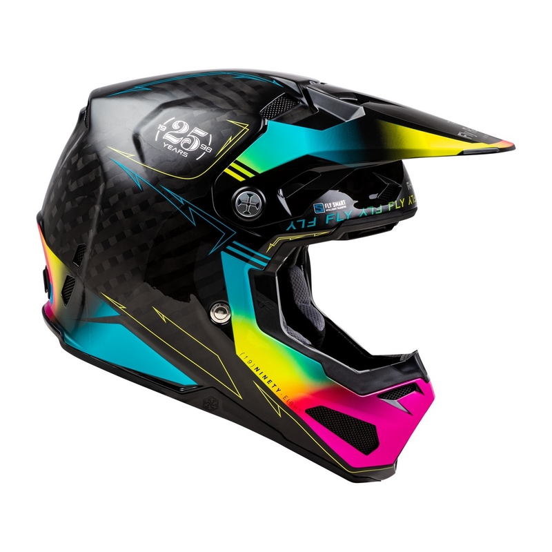 FLY Racing Formula S motokrossz bukósisak fekete-kék