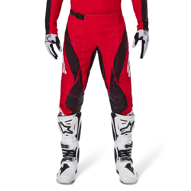Alpinestars Techstar Dreem motocross nadrág piros-fekete