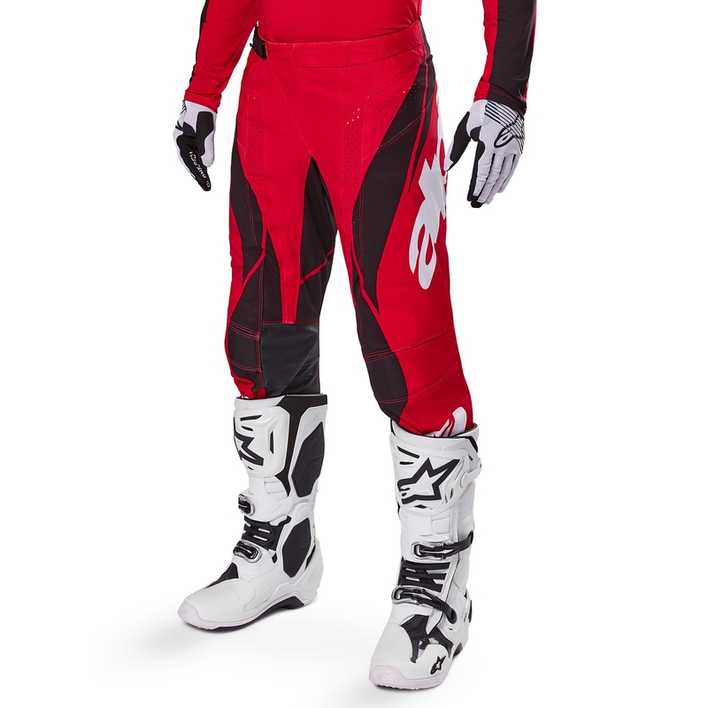 Alpinestars Techstar Dreem motocross nadrág piros-fekete