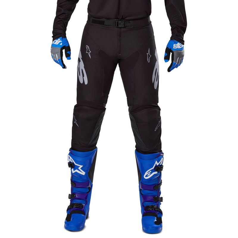 Alpinestars Racer Graphite motokrossz nadrág fekete-szürke