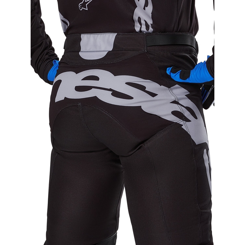 Alpinestars Racer Graphite motokrossz nadrág fekete-szürke