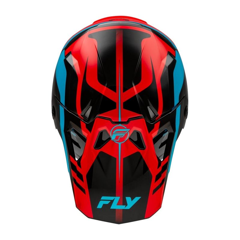 FLY Racing Formula CP motocross sisak piros-fekete-kék