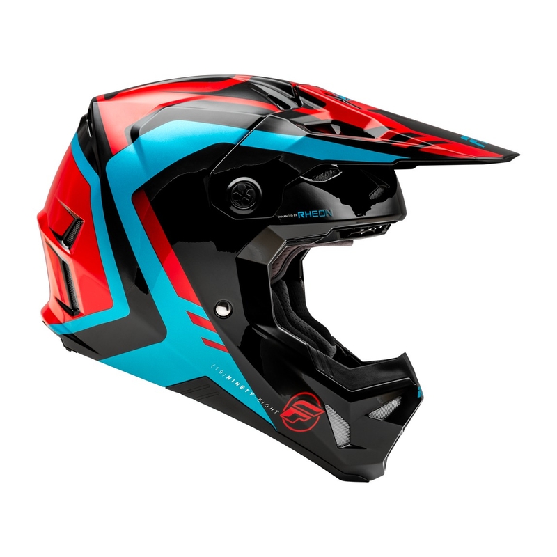 FLY Racing Formula CP motocross sisak piros-fekete-kék