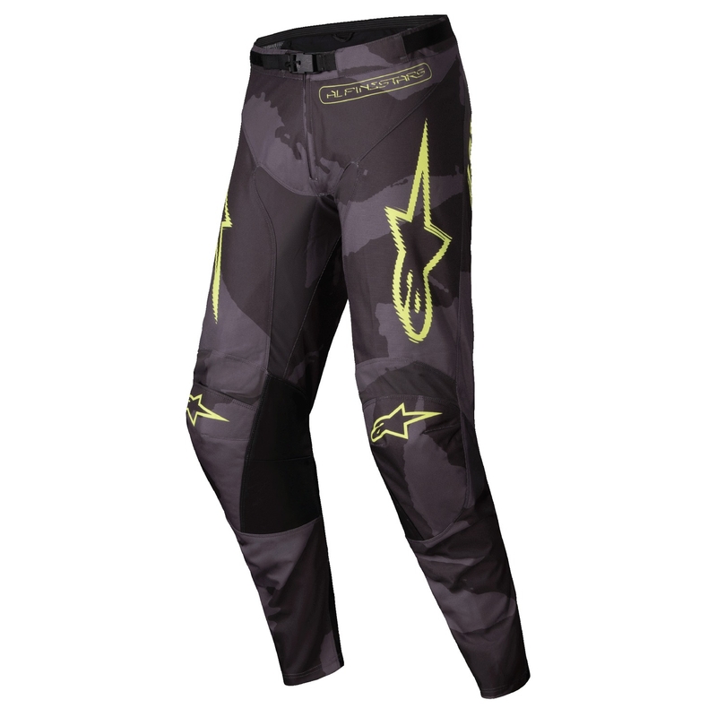 Alpinestars Racer Hollow motokrossz nadrág sötét camo-fluo sárga