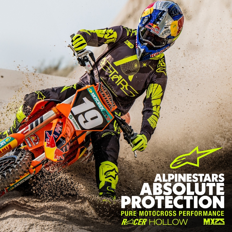 Alpinestars Racer Hollow motokrossz nadrág sötét camo-fluo sárga