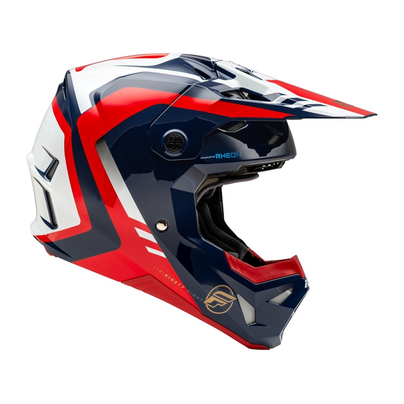 FLY Racing Formula CP motocross sisak piros-fehér-kék