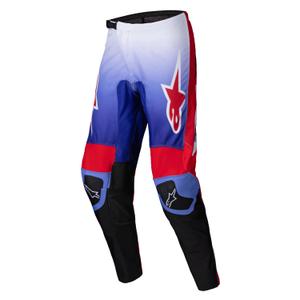Alpinestars Fluid Wurx motocross nadrág lila-piros
