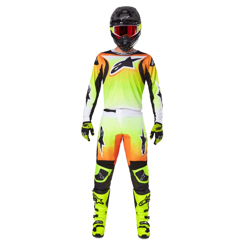 Alpinestars Fluid Wurx motocross nadrág sárga-fekete
