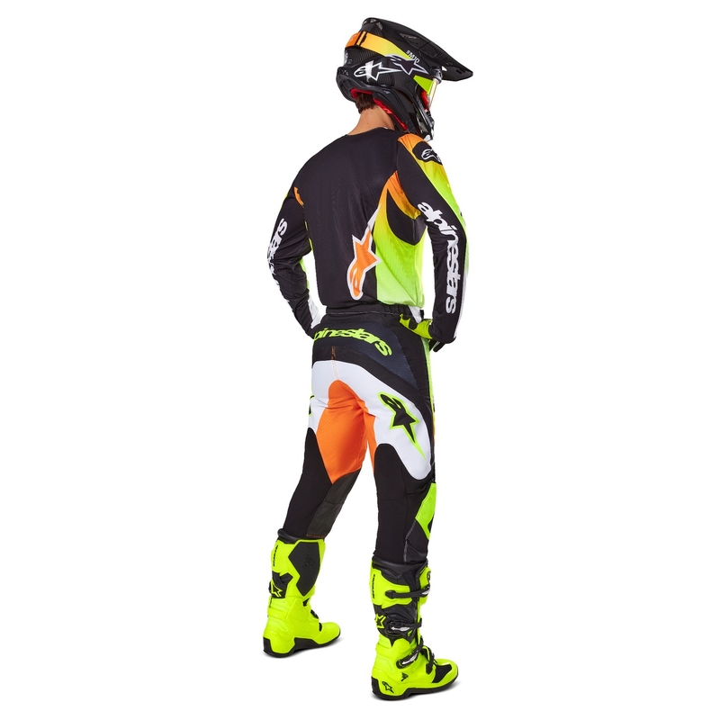 Alpinestars Fluid Wurx motocross nadrág sárga-fekete