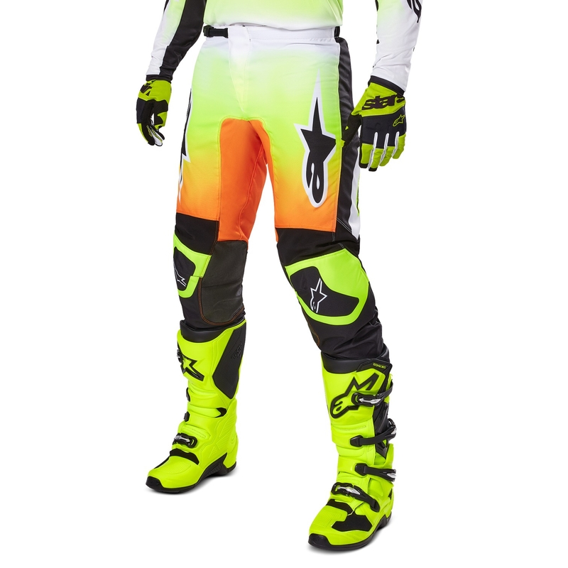 Alpinestars Fluid Wurx motocross nadrág sárga-fekete