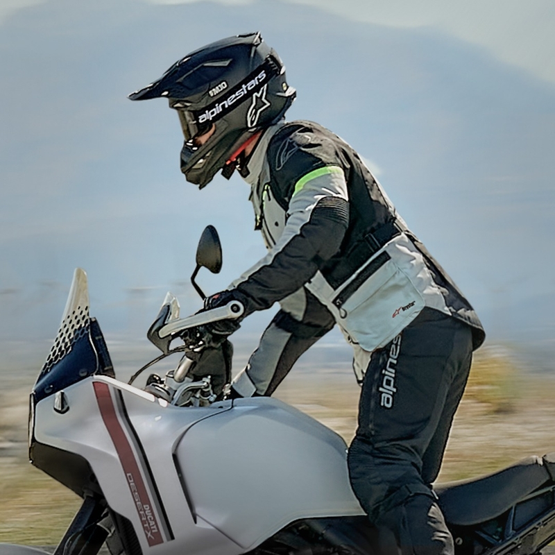 Alpinestars Bogota PRO Drystar 2025 motorkerékpár kabát szürke-fekete-fluo sárga