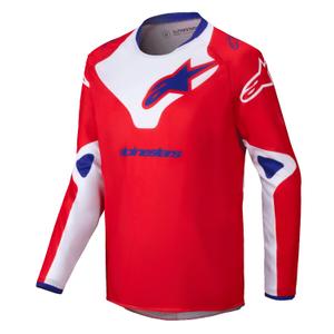 Alpinestars Racer Veil gyerek motocross mez piros-fehér