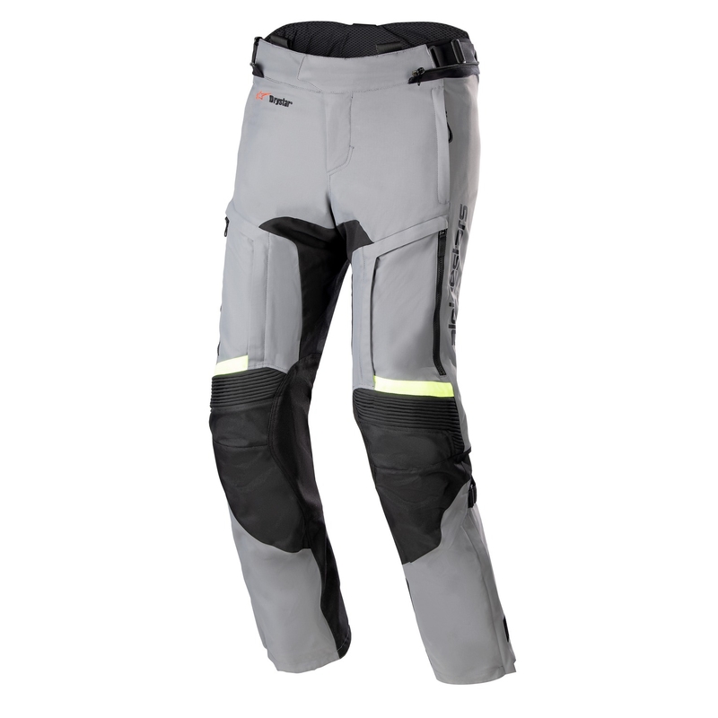 Alpinestars Bogota Pro Drystar 3 évszakos motoros nadrág szürke-fekete-fluo sárga