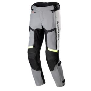 Alpinestars Bogota Pro Drystar 4 Season 2025 motorkerékpár nadrág szürke-fekete-fluo sárga