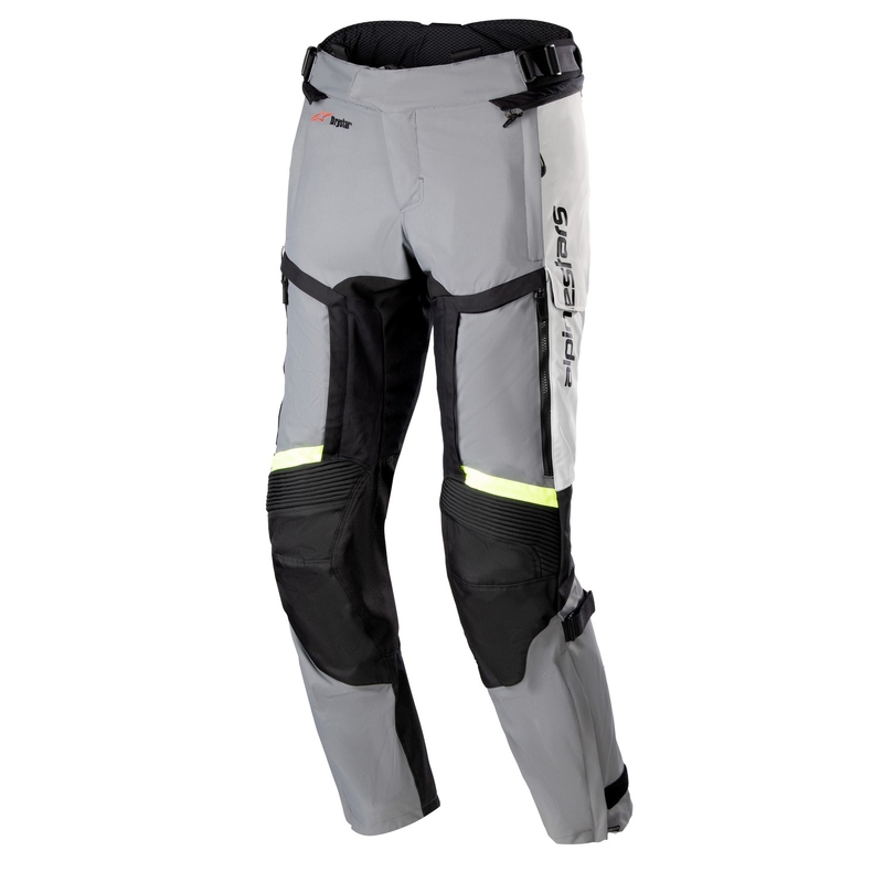 Alpinestars Bogota Pro Drystar 4 Season 2025 motorkerékpár nadrág szürke-fekete-fluo sárga