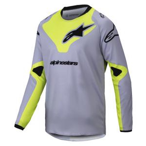 Alpinestars Racer Veil gyerek motocross mez szürke-fluo sárga